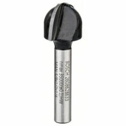 Bosch Professional Fraise à Canneler Standard For Wood 1/4'' R1 8 Mm, D 15,9 Mm, L 12,3 Mm, G 45 Mm - 2608628633