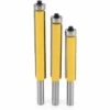 LANGRAY 3Pcs Fraise à Copier, 8mm Tige Outils De Fraisage De Menuiserie Bricolage De Coupe Avec Roulement Supérieur, Fraise à Bois Fraise Extra-longue Fraise à Raser Mèche Droite -Toupie Soldes 26864248 1