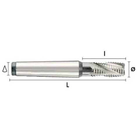 HEPYC Fraise Métal Cônique HSSE DIN845B Acier CM5 D. 50 X Lt. 200 X Lu. 75 Mm Q. DIN 228A 3 HEPYC Fraise Métal Cônique HSSE DIN845B Acier CM5 D. 50 X Lt. 200 X Lu. 75 Mm Q. DIN 228A