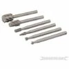 SILVERLINE Fraises HSS Pour Outil Rotatif, 6 Pcs, ø 2, 3, 5, 7 Mm, Diamètre 2. 3. 5. 7 Mm 2 SILVERLINE Fraises HSS Pour Outil Rotatif, 6 Pcs, ø 2, 3, 5, 7 Mm, Diamètre 2. 3. 5. 7 Mm -Toupie Soldes 28084573 1