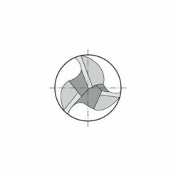 Fraise Courte DIN844 HSSCo8 Type NF D3 20mm FORMAT 1 PCS -Toupie Soldes 29163074 3