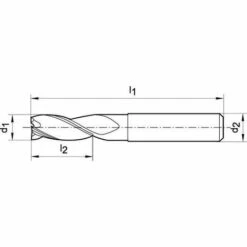 Fraise Longue DIN 6527 Carbure Monobloc D3 Queue HA 10mm FORMAT 1 PCS -Toupie Soldes 29163466 3