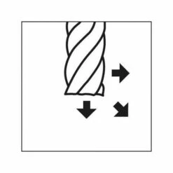 Fraise Longue DIN 6527 Carbure Monobloc TiALN D3 45° 9mm FORMAT 1 PCS -Toupie Soldes 29163597 5