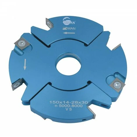 Leman : Porte Outils à Tenonner 140 Mm ép. 14/28mm - Alesage 30 Mm 3 Leman : Porte Outils à Tenonner 140 Mm ép. 14/28mm - Alesage 30 Mm