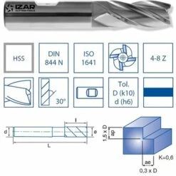 IZAR 43706 - Frai E H DIN844n Nz An Centre De Coupe 05.00mm