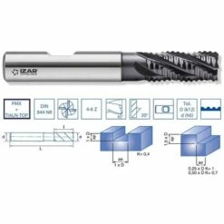 IZAR 21034 - Frai E Gro I Ante Mm Pmx DIN844nr Nz Tialcn 16.00mm
