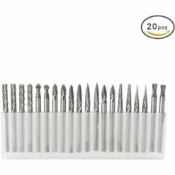 ABCRITAL 20 Pièces Ensemble De Fraises En Carbure Monobloc 0,118 ''( 3 Mm, Fraises À Limes Rotatives En Carbure De Tungstène À Tige Avec Un Diamètre De Tête De Coupe De 3 Mm S'Adapte À La Plupart Des Meuleuses Rotatives Pour Le Travail Du Bois, La Gravure, Le Perç 9 ABCRITAL 20 Pièces Ensemble De Fraises En Carbure Monobloc 0,118 ''( 3 Mm, Fraises À Limes Rotatives En Carbure De Tungstène À Tige Avec Un Diamètre De Tête De Coupe De 3 Mm S'Adapte À La Plupart Des Meuleuses Rotatives Pour Le Travail Du Bois, La Gravure, Le Perç -Toupie Soldes 34749235 3