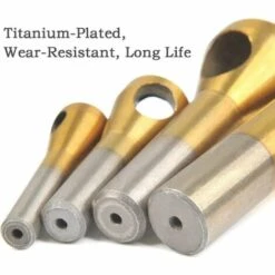 SUN FLOWER 4 Pièces De Foret De Chanfreinage Foret Conique D'ébavurage Adapté Au Bois Aluminium Plastique, Doré -Toupie Soldes 37657155 4