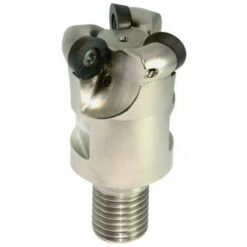 FP Fraise à Queue Filetée à Plaqu. Rondes 24E2R035M12-SRD12 Nickelé Avec Refroidiss