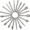 ABCRITAL 20 Pcs Hss Fraises Rotatives, Fraise Diamant, Fraise Bois Avec 3Mm Tige Pour Dremel, Accessoires Dremel Outil Rotatif Pour Bricolage Menuiserie, Gravure - Argent 1 ABCRITAL 20 Pcs Hss Fraises Rotatives, Fraise Diamant, Fraise Bois Avec 3Mm Tige Pour Dremel, Accessoires Dremel Outil Rotatif Pour Bricolage Menuiserie, Gravure - Argent -Toupie Soldes 39922428 1