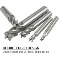 TANABATA 4 PCS Fraises Tours à Tige Droite HSS Fraise à 4 Dents Outil De Foret 10 TANABATA 4 PCS Fraises Tours à Tige Droite HSS Fraise à 4 Dents Outil De Foret -Toupie Soldes 42414569 4