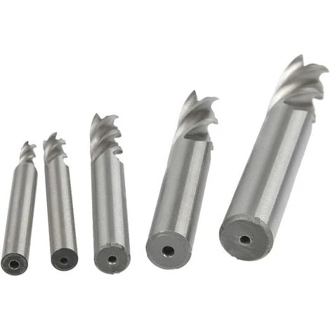 TANABATA 4 PCS Fraises Tours à Tige Droite HSS Fraise à 4 Dents Outil De Foret 7 TANABATA 4 PCS Fraises Tours à Tige Droite HSS Fraise à 4 Dents Outil De Foret – Image 5