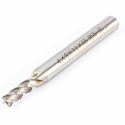 TANABATA Ensemble De Fraise En Bout De 4 Cannelures De 4mm, Outil De Foret De Coupeur De Fraise En Bout De Tige Droite Pour Le Fer En Acier En Bois, 1 Pièce