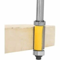 GUAZHUNIFR Fraise Pour Défonceuse, Affleureuse Et Toupie Queue Fraise à Affleurer Carbure De Tungstène Fraise à Copier Supérieur Et Inférieur De Roulement Couteau à Bois Jaune 25mm Coupe Guazhuni（8mm ） -Toupie Soldes 43480470 3