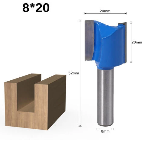 VERSAILLESFR Lot De 7 Mèches De Nettoyage De 8 Mm, Versailles Fraise à Bois 6/8/10/12/14/18/20 Mm Ensemble De Mèches De Toupie De Modèle De Modèle De Garniture Affleurante De Diamètre, Bleu 7 VERSAILLESFR Lot De 7 Mèches De Nettoyage De 8 Mm, Versailles Fraise à Bois 6/8/10/12/14/18/20 Mm Ensemble De Mèches De Toupie De Modèle De Modèle De Garniture Affleurante De Diamètre, Bleu – Image 5
