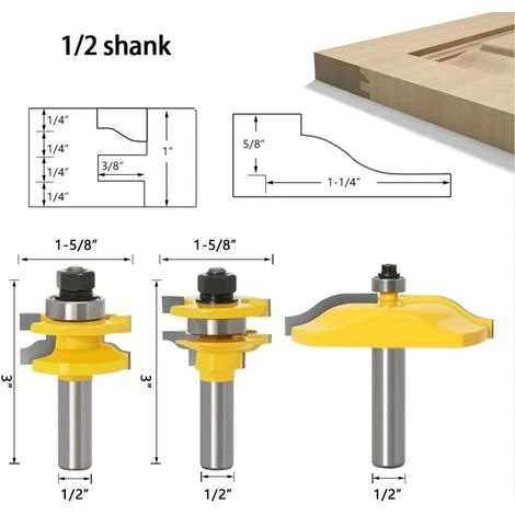 GUAZHUNIFR Fraise à Rainurer, Fraise à Bois Pour Outils De Menuiserie Guazhuni 4 GUAZHUNIFR Fraise à Rainurer, Fraise à Bois Pour Outils De Menuiserie Guazhuni – Image 2