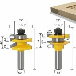 GUAZHUNIFR Fraise à Rainurer, Fraise à Bois Pour Outils De Menuiserie Guazhuni 10 GUAZHUNIFR Fraise à Rainurer, Fraise à Bois Pour Outils De Menuiserie Guazhuni -Toupie Soldes 45803122 4