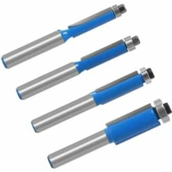 Fraise à Copier Outils De Fraisage De Menuiserie Bricolage De Coupe Avec Roulement Supérieur, Queue Garniture Affleurante Routeur 8 MM,Irisfr(4pcs） -Toupie Soldes 46049165 5