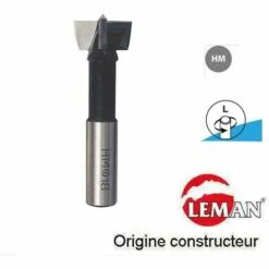 Mèche à Façonner HM D.35 Mm L. 57 Mm Rotation à Gauche - 102.735.01 - Leman