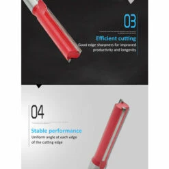 SUPERSELLER Fraise Pour Défonceuse Affleureuse Et Toupie 1 PCS 1/2 '' Shank Flush Trim Router Bit Sculpture Outils De Fraisage Pour Le Travail Du Bois -Toupie Soldes 48217656 4