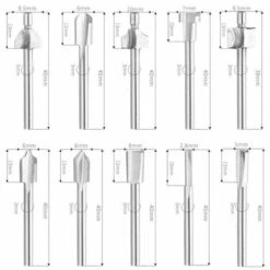 SUPERSELLER Fraise Pour Défonceuse - Avec Boîte 9 SUPERSELLER Fraise Pour Défonceuse - Avec Boîte -Toupie Soldes 48217661 3