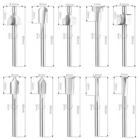 SUPERSELLER Fraise Pour Défonceuse - Avec Boîte 5 SUPERSELLER Fraise Pour Défonceuse - Avec Boîte – Image 3