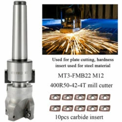 SUPERSELLER Fraise Pour Défonceuse Affleureuse Et Toupie Machine-outil CNC De Précision En Métal MT3-FMB22 M12 Support De Fraise Faciale Tonnelle 10 Pièces Inserts En Carbure Outil De Tournage 10 SUPERSELLER Fraise Pour Défonceuse Affleureuse Et Toupie Machine-outil CNC De Précision En Métal MT3-FMB22 M12 Support De Fraise Faciale Tonnelle 10 Pièces Inserts En Carbure Outil De Tournage -Toupie Soldes 48217683 4