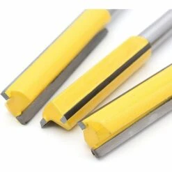 TINOR 3Pcs 8 Mm Queue Fraises De Fraisage Extra Longues, Fraise à Bois Fraise Extra-longue Fraise Droite à Bout 8mm * 1/2" * 50.8mm, 8mm* 1/2" * 63mm, 8mm* 1/2" * 76mm -Toupie Soldes 48223846 5