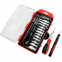 SUPERSELLER Porte-outils De Toupie Ensemble De Couteaux D'artisanat Professionnels 16PCS Couteaux Pour La Sculpture De Scrapbooking De Passe-temps D'art Comprend Un Pochoir à Point Fin, 16 Pièces 9 SUPERSELLER Porte-outils De Toupie Ensemble De Couteaux D'artisanat Professionnels 16PCS Couteaux Pour La Sculpture De Scrapbooking De Passe-temps D'art Comprend Un Pochoir à Point Fin, 16 Pièces -Toupie Soldes 48736648 3