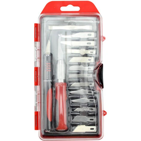 SUPERSELLER Porte-outils De Toupie Ensemble De Couteaux D'artisanat Professionnels 16PCS Couteaux Pour La Sculpture De Scrapbooking De Passe-temps D'art Comprend Un Pochoir à Point Fin, 16 Pièces 7 SUPERSELLER Porte-outils De Toupie Ensemble De Couteaux D'artisanat Professionnels 16PCS Couteaux Pour La Sculpture De Scrapbooking De Passe-temps D'art Comprend Un Pochoir à Point Fin, 16 Pièces – Image 5