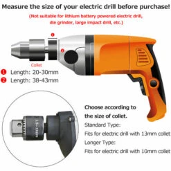 SUPERSELLER Porte-outils De Toupie Perceuse électrique Coupe Siège Support Perceuse à Main Support De Coupe Avec 2 Clés Pour Couper Polissage Meulage, 13mm - 13mm -Toupie Soldes 48736649 5