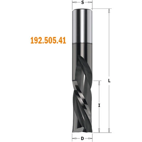 CMT ORANGE TOOLS 192.008.41 FRAISE HELICOIDALE Z2 NEG. HWM D=1/4X1X2-1/2 DR (DLCS) 4 CMT ORANGE TOOLS 192.008.41 FRAISE HELICOIDALE Z2 NEG. HWM D=1/4X1X2-1/2 DR (DLCS) – Image 2