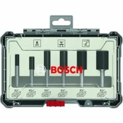 Bosch Jeu De Fraises à Rainurer, Queue 1/4", 6 Pièces 2607017467