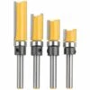 VERSAILLESFR Versailles Ensemble De Bits De Routeur De Modèle De Motif De Finition Embout De Garniture Affleurante à Queue De 6.2 Mm Fraise à Bois, Paquet De 4 -Toupie Soldes 51607647 1