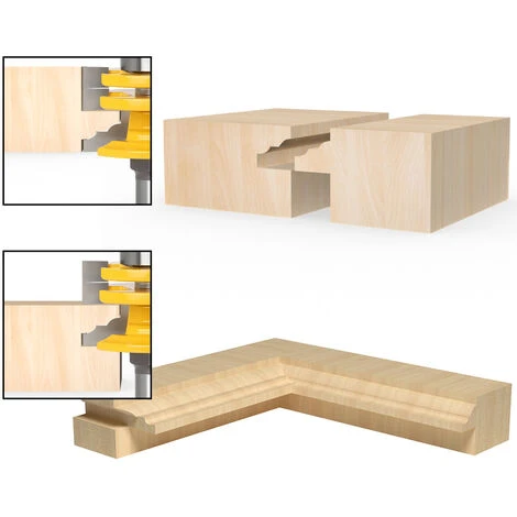 ELLE Routeur De Chemin De Fer En Verre à Poignée De 12mm Mèche à Bois Réversible Mèche à Bois 6 ELLE Routeur De Chemin De Fer En Verre à Poignée De 12mm Mèche à Bois Réversible Mèche à Bois – Image 4