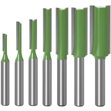 SUPERSELLER Fraise Pour Défonceuse, Affleureuse Et Toupie 7PCS Router Bits Set 6mm Shank 3 4 5 6 8 10 12mm Lame Diamètre Double Flûte Mèche Droite Pour Le Travail Du Bois Fraise Outil, Vert 3 SUPERSELLER Fraise Pour Défonceuse, Affleureuse Et Toupie 7PCS Router Bits Set 6mm Shank 3 4 5 6 8 10 12mm Lame Diamètre Double Flûte Mèche Droite Pour Le Travail Du Bois Fraise Outil, Vert