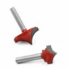 SUPERSELLER Fraise Pour Défonceuse, Affleureuse Et Toupie Routeur Bits Groove Point Couper Bord Rond 6mm Shank 8mm Lame Pour Outil De Fraise À Bois, 8mm -Toupie Soldes 53092202 1