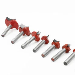 SUPERSELLER Fraise Pour Défonceuse, Affleureuse Et Toupie Routeur Bits Groove Point Couper Bord Rond 6mm Shank 8mm Lame Pour Outil De Fraise À Bois, 8mm -Toupie Soldes 53092202 4