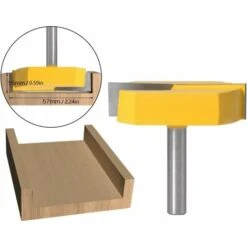 8x57mm Triomphe Surfaçage Routeur Peu Surface Inférieure Rabotage Bois Fraise Fraise Raboteuse Rainure CNC Outil De Coupe -Toupie Soldes 54251157 3