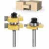 8mm Queue Langue Appariée Et Fraise De Rainure Set 3 Dents Forme T Cutter En Bois De Coupe Outil De Travail Du Bois -Triomphe 2 8mm Queue Langue Appariée Et Fraise De Rainure Set 3 Dents Forme T Cutter En Bois De Coupe Outil De Travail Du Bois -Triomphe -Toupie Soldes 54251273 1