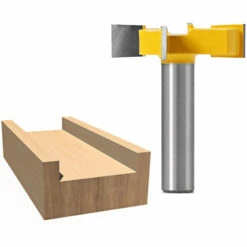 SUPERSELLER Fraise Pour Défonceuse, Affleureuse Et Toupie 1/2 '' Shank 4-Wings Rabbet Router Bit Slot Cutter Routeur Bit Bois Groove Fraisage Outil De Travail Du Bois, 0, 5 Pouce -Toupie Soldes 54638743 2