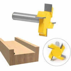 SUPERSELLER Fraise Pour Défonceuse, Affleureuse Et Toupie 1/2 '' Shank 4-Wings Rabbet Router Bit Slot Cutter Routeur Bit Bois Groove Fraisage Outil De Travail Du Bois, 0, 5 Pouce -Toupie Soldes 54638743 3