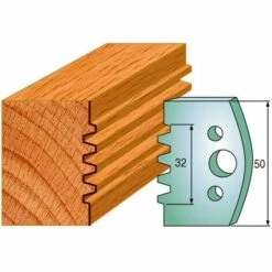 LUXOUTILS 576 : Jeu De Fers Enture 32 Mm ( 50 X 4 Mm ) Porte Outils Toupie