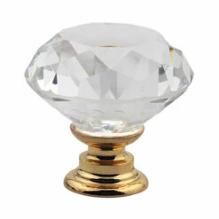 ELLE Boutons De Tiroir De Porte En Cristal - 10 Pièces 30MM Base Dorée 7 ELLE Boutons De Tiroir De Porte En Cristal - 10 Pièces 30MM Base Dorée -Toupie Soldes 54891212 2