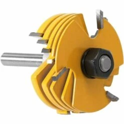 TINOR 12mm Jeu De Forets De Toupie à 3 Ailes Réglables Router à Rainure Bits Fraise à Bois Mèche De Menuiserie Routeur T Forme Avec 6pcs Lame De Coupe 1,8mm, 2,5mm, 3mm, 4mm, 5mm, 6,35mm -Toupie Soldes 55018679 3