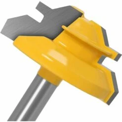 TINOR 45 Degrés Verrouiller Mitre Routeur Bit + Mèche De Langue + Fraise à Rainurer, Fraise à Bois Pour Outils De Menuiserie (1/4'' (6,35mm)) 10 TINOR 45 Degrés Verrouiller Mitre Routeur Bit + Mèche De Langue + Fraise à Rainurer, Fraise à Bois Pour Outils De Menuiserie (1/4'' (6,35mm)) -Toupie Soldes 55018761 4