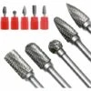 ALMI 5PCS 6mm Tige Fraise De Coupe Rotative En Carbure De Tungstène Pour Bricolage Travail Du Bois, Sculpture Sur Métal, Polissage, Gravure, Perçage Diamètre De Coupe 10mm 1 ALMI 5PCS 6mm Tige Fraise De Coupe Rotative En Carbure De Tungstène Pour Bricolage Travail Du Bois, Sculpture Sur Métal, Polissage, Gravure, Perçage Diamètre De Coupe 10mm -Toupie Soldes 55343901 1