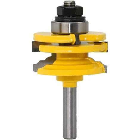 FLYME 8mm Shank Porte Rail Routeur Bit Réversible Routeur Bit Carbure Outils De Travail Du Bois 3 FLYME 8mm Shank Porte Rail Routeur Bit Réversible Routeur Bit Carbure Outils De Travail Du Bois