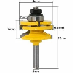 FLYME 8mm Shank Porte Rail Routeur Bit Réversible Routeur Bit Carbure Outils De Travail Du Bois 8 FLYME 8mm Shank Porte Rail Routeur Bit Réversible Routeur Bit Carbure Outils De Travail Du Bois -Toupie Soldes 56628141 2