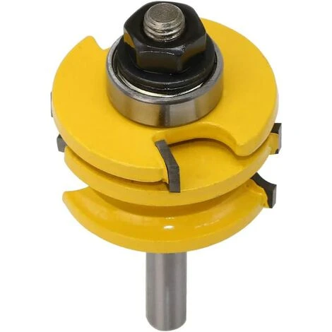 FLYME 8mm Shank Porte Rail Routeur Bit Réversible Routeur Bit Carbure Outils De Travail Du Bois 7 FLYME 8mm Shank Porte Rail Routeur Bit Réversible Routeur Bit Carbure Outils De Travail Du Bois – Image 5